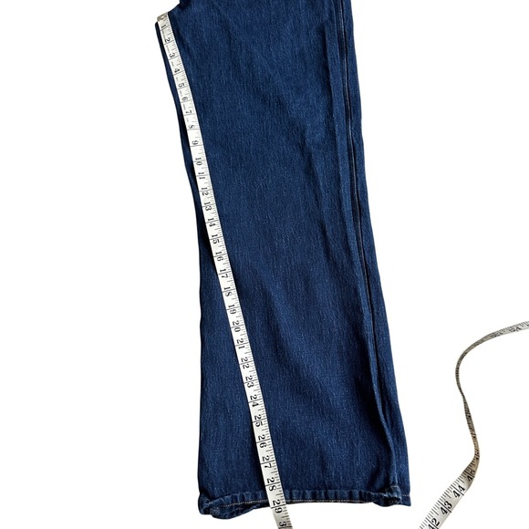 Anthropologie Seventy Mochi Patched Pocket Mabel Jean Womens 30 Wide Leg Boho - Picture 8 of 9